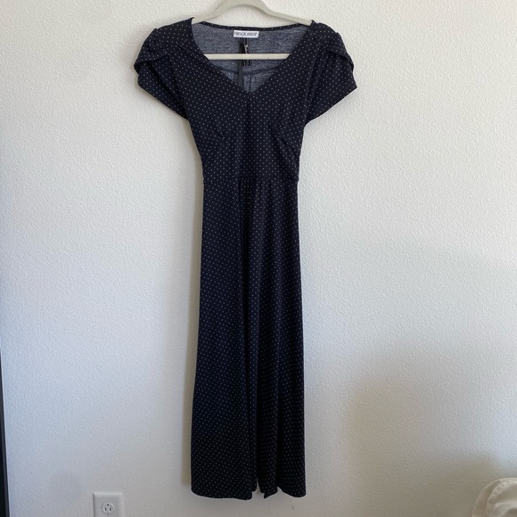 Modcloth Word to the Blithe Dress in Navy - S - Picture 3 of 12